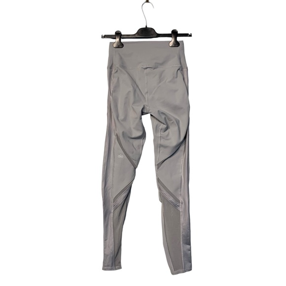ALO | Women’s High Waisted Epic Mesh Legging - Sz Med - Light Grey - Picture 4 of 14